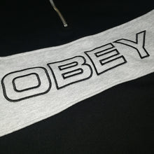 Load image into Gallery viewer, Buy OBEY Baron Zip Crew Polo Sweatshirt - Black - Swaggerlikeme.com / Grand General Store
