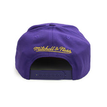 Load image into Gallery viewer, Buy NBA Los Angeles Lakers Logo Snapback Hat Purple and Yellow By Mitchell and Ness - Swaggerlikeme.com / Grand General Store
