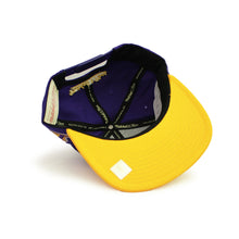 Load image into Gallery viewer, Buy NBA Los Angeles Lakers Logo Snapback Hat Purple and Yellow By Mitchell and Ness - Swaggerlikeme.com / Grand General Store