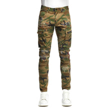 Load image into Gallery viewer, Buy Smoke Rise Rip Repair Fashion Twill Pants - Woodlands Camo - Swaggerlikeme.com / Grand General Store