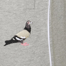 Load image into Gallery viewer, Men's Staple Piped Pigeon Logo Sweatpants - Heather Gray