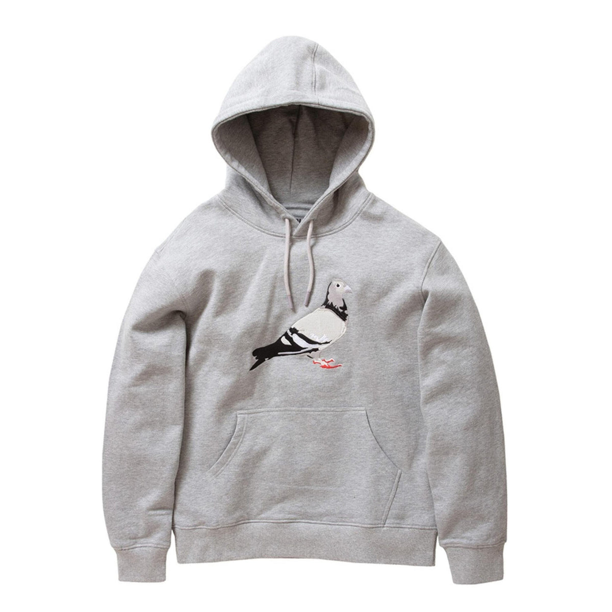 Men s Staple Pigeon Logo Hoodie in Heather Gray Swaggerlikeme Grand General Store