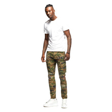 Load image into Gallery viewer, Buy Smoke Rise Rip Repair Fashion Twill Pants - Woodlands Camo - Swaggerlikeme.com / Grand General Store