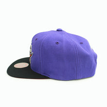 Load image into Gallery viewer, Buy NBA Toronto Raptors 2 Tone Classic Logo Snapback Purple and Black By Mitchell and Ness - Swaggerlikeme.com / Grand General Store