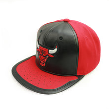 Load image into Gallery viewer, Buy NBA Chicago Bulls Day 1 Snapback Hat Black and Red by Mitchell and Ness - Swaggerlikeme.com / Grand General Store