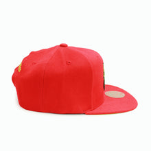 Load image into Gallery viewer, Buy NBA Toronto Raptors Reverse Grinch Team Snapback Hat Red By Mitchell & Ness - Swaggerlikeme.com