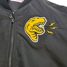 Load image into Gallery viewer, Buy Men's Toronto Raptors Mitchell & Ness Eye Of The Tiger Full-Zip Bomber Jacket - Black