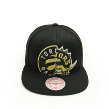 Load image into Gallery viewer, Buy NBA Toronto Raptors Split Crown Snapback Hat Black by Mitchell and Ness - Swaggerlikeme.com / Grand General Store