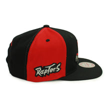 Load image into Gallery viewer, Buy NBA Toronto Raptors Full Deck Split Back Snapback Hat Black Red By Mitchell and Ness - Swaggerlikeme.com / Grand General Store