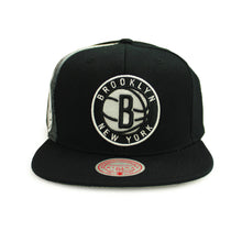 Load image into Gallery viewer, Buy NBA Brooklyn Nets Tapestry Snapback Hat Black By Mitchell and Ness - Swaggerlikeme.com / Grand General Store