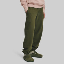 Load image into Gallery viewer, Buy Men's House Of Blanks 400 GSM Sweatpants in Olive Drab - Swaggerlikeme.com