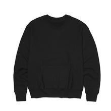 Load image into Gallery viewer, Buy House OF Blanks Relaxed Fit 500 GSM Pocket Crew Sweatshirt in Black - Swaggerlikeme.com