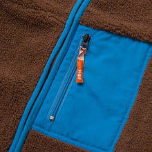 Load image into Gallery viewer, Buy Men's HUF Fort Point Sherpa Jacket - Dust Brown