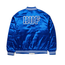 Load image into Gallery viewer, Buy HUF Back 2 Back Reversible Jacket in Blue and White - Swaggerlikeme.com