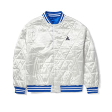 Load image into Gallery viewer, Buy HUF Back 2 Back Reversible Jacket in Blue and White - Swaggerlikeme.com
