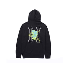 Load image into Gallery viewer, Buy Men's HUF Barb Wire Classic H Pullover Hoodie in Black