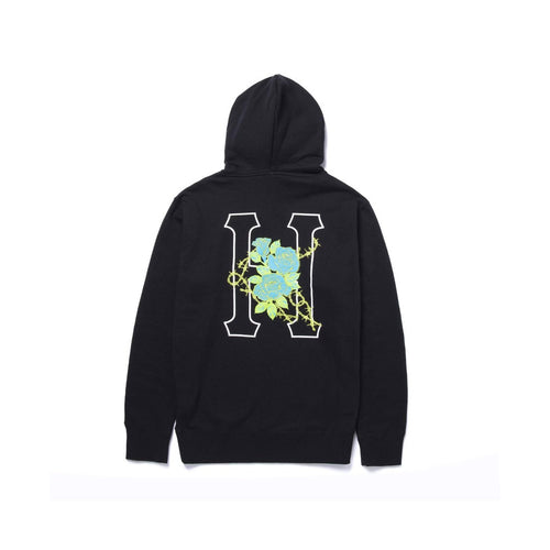 Buy Men's HUF Barb Wire Classic H Pullover Hoodie in Black