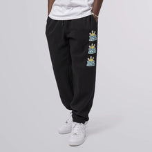 Load image into Gallery viewer, Buy Men's HUF Crown Stack Fleece Pant in Black