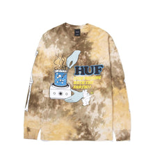 Load image into Gallery viewer, Buy Men's HUF Mess Tiedye LS Tee in Brown