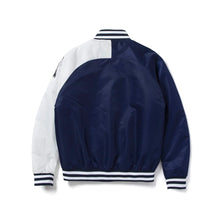 Load image into Gallery viewer, Buy Men's HUF Satin Baseball Jacket in Navy