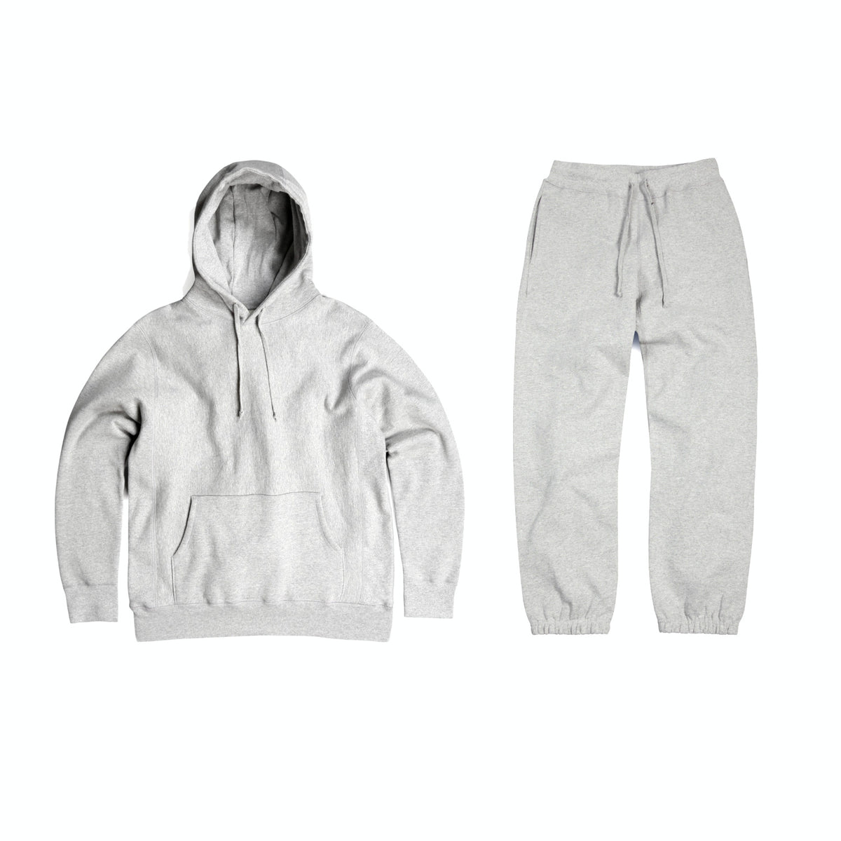 House of Blanks 400 GSM Sweatsuit in Heather Grey – Swaggerlikeme