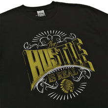 Load image into Gallery viewer, Buy Men's Hustle Gang The Hustle Is Real Graphic Tee in Black
