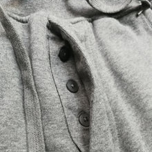Load image into Gallery viewer, Buy Men's Hustle Gang Fleece Sweatpants in Heather Grey