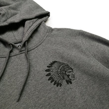 Load image into Gallery viewer, Buy Men's Hustle Gang Dedicated Pullover Hoodie in Heather Grey