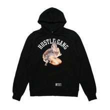 Load image into Gallery viewer, Buy Men's Hustle Gang Cougar Pullover Hoodie in Black