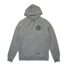 Load image into Gallery viewer, Buy Men's Hustle Gang Dedicated Pullover Hoodie in Heather Grey