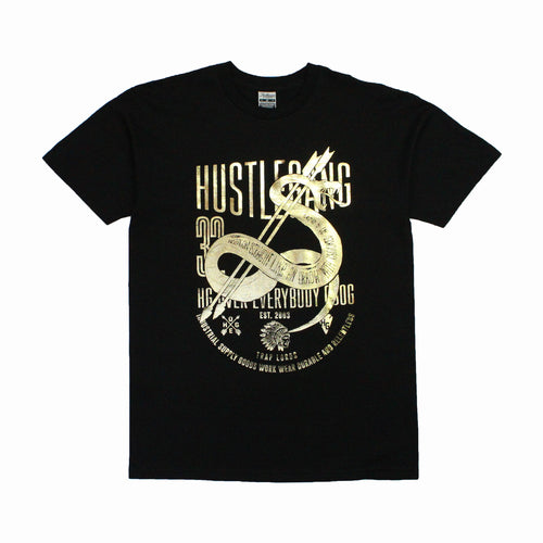 Buy Men's Hustle Gang Viper logo Tee in Black - Swaggerlikeme.com