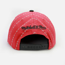Load image into Gallery viewer, Buy Men's Mitchell & Ness NBA Chicago Bulls City Pinstripe Deadstock HWC Snapback Hat - Red