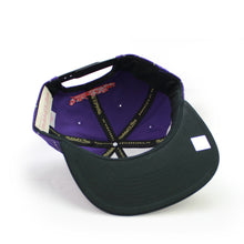 Load image into Gallery viewer, Buy Men's Mitchell & Ness NBA Toronto Raptors City Pinstripe Deadstock HWC Snapback Hat - Purple