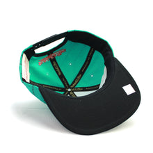 Load image into Gallery viewer, Buy Men's Mitchell & Ness NBA Vancouver Grizzlies City Pinstripe Deadstock HWC Snapback Hat - Teal