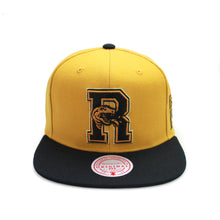 Load image into Gallery viewer, Buy Men's NBA Toronto Raptors Mitchell & Ness Gym Stallion Snapback Hat - Mustard