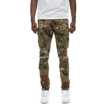 Load image into Gallery viewer, Buy Smoke Rise Rip Repair Fashion Twill Pants - Fleck Camo - Swaggerlikeme.com / Grand General Store