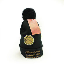 Load image into Gallery viewer, Buy NBA Toronto Raptors Graduation Pom Knit Beanie Black by Mitchell and Ness - Swaggerlikeme.com / Grand General Store