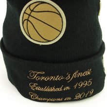 Load image into Gallery viewer, Buy NBA Toronto Raptors Graduation Pom Knit Beanie Black by Mitchell and Ness - Swaggerlikeme.com / Grand General Store