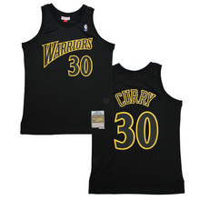 Load image into Gallery viewer, Buy Men's Mitchell & Ness Stephen Curry Golden State Warriors Hardwood Classics Black Dynamic Swingman Jersey - Swaggerlikeme.com