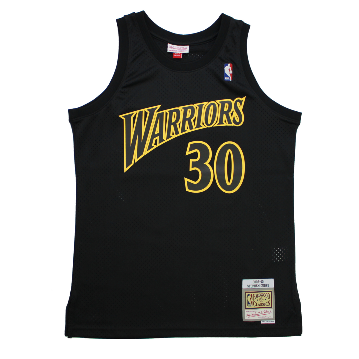 Mitchell & Ness Men's NBA Golden State Warriors Stephen Curry Black Dy