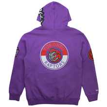 Load image into Gallery viewer, Men's Toronto Raptors City Collection Fleece Hoody by Mitchell & Ness Purple - Swaggerlikeme.com
