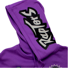 Load image into Gallery viewer, Men's Toronto Raptors City Collection Fleece Hoody by Mitchell & Ness Purple - Swaggerlikeme.com