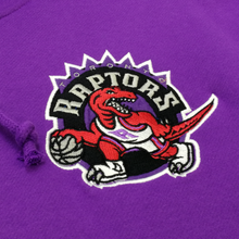 Load image into Gallery viewer, Men's Toronto Raptors City Collection Fleece Hoody by Mitchell & Ness Purple - Swaggerlikeme.com