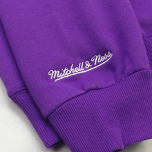 Load image into Gallery viewer, Men's Toronto Raptors City Collection Fleece Hoody by Mitchell & Ness Purple - Swaggerlikeme.com