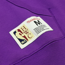 Load image into Gallery viewer, Men's Toronto Raptors City Collection Fleece Hoody by Mitchell & Ness Purple - Swaggerlikeme.com
