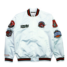 Load image into Gallery viewer, Buy Men's Toronto Raptors City Collection Lightweight Satin Jacket - White - Grand General Store - Swaggerlikeme.com