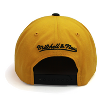 Load image into Gallery viewer, Buy Men's Toronto Raptors Gym Stallion Snapback Hat by Mitchell & Ness Mustard - Swaggerlikeme.com