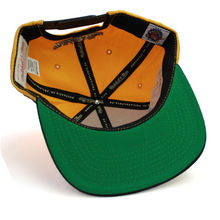 Load image into Gallery viewer, Buy Men's Toronto Raptors Gym Stallion Snapback Hat by Mitchell & Ness Mustard - Swaggerlikeme.com