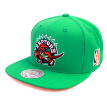 Load image into Gallery viewer, Buy Men's Toronto Raptors Mitchell & Ness NBA Desert Green Snapback hat- Swaggerlikeme.com