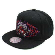 Load image into Gallery viewer, Buy Men's NBA Toronto Raptors Team Vibes Snapback Hat Black - Swaggerlikeme.com